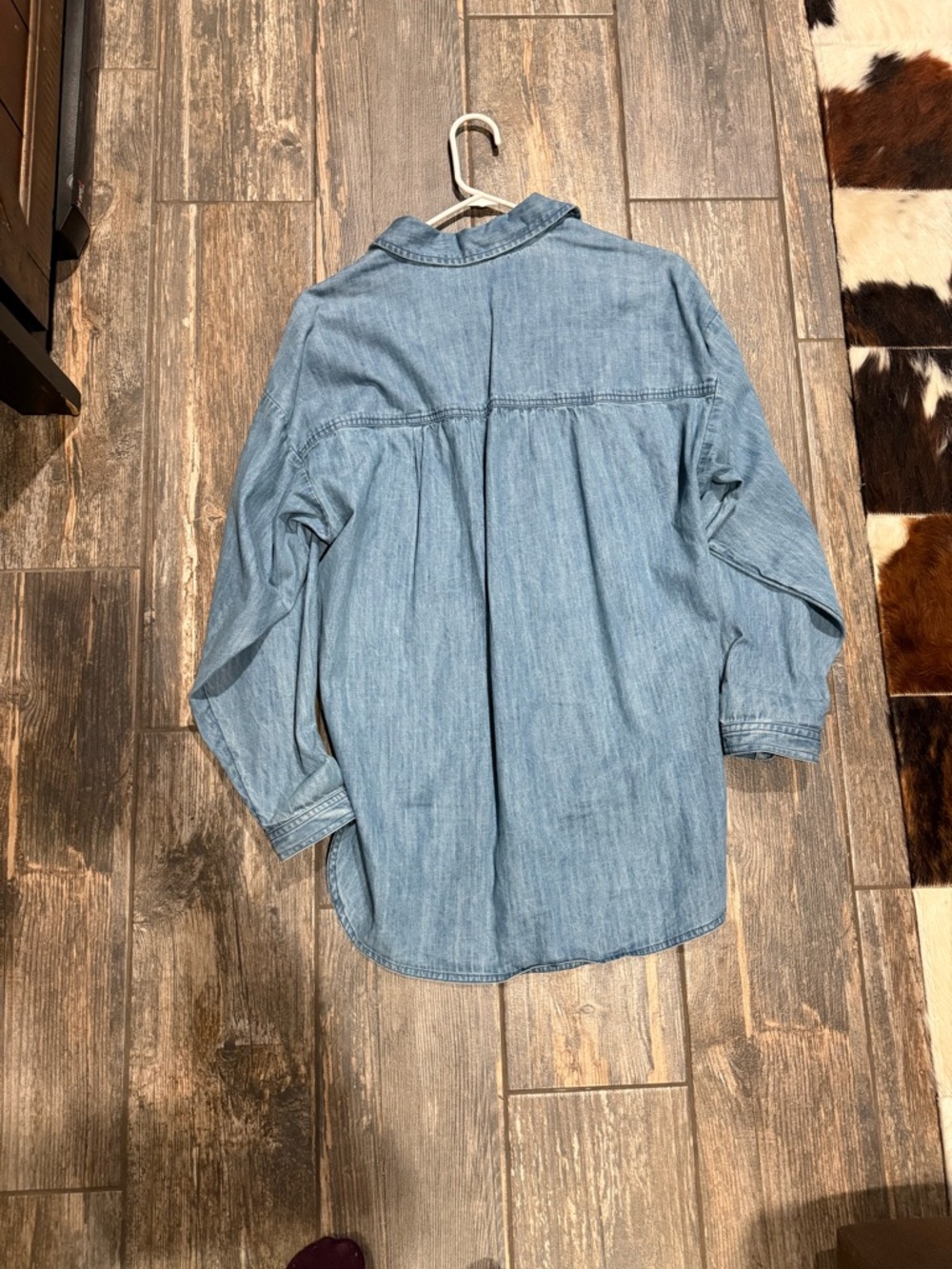 Anthropologie Crystal Denim Button Down - Picture 6 of 6